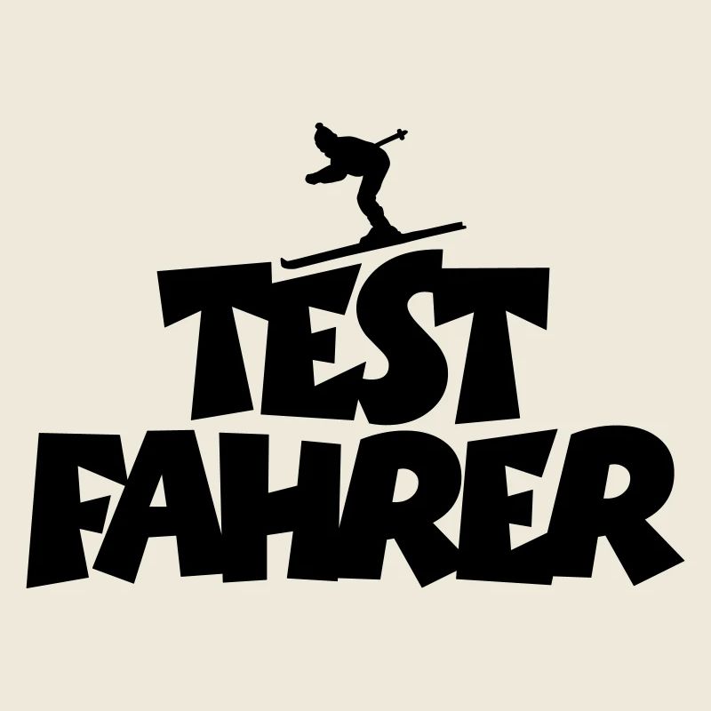 Skifahrer Wintersportler Testfahrer