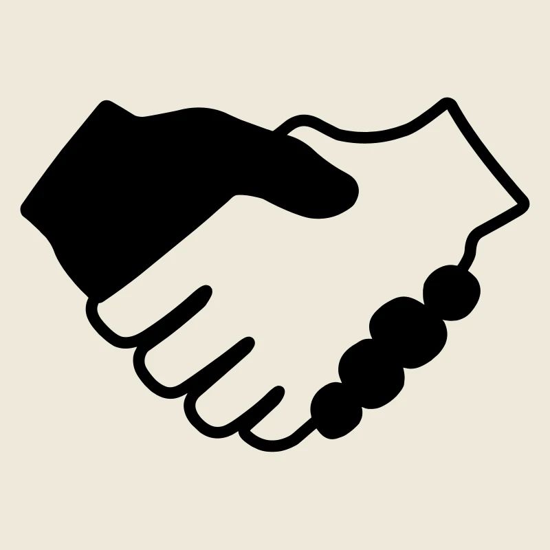 Hands black and white