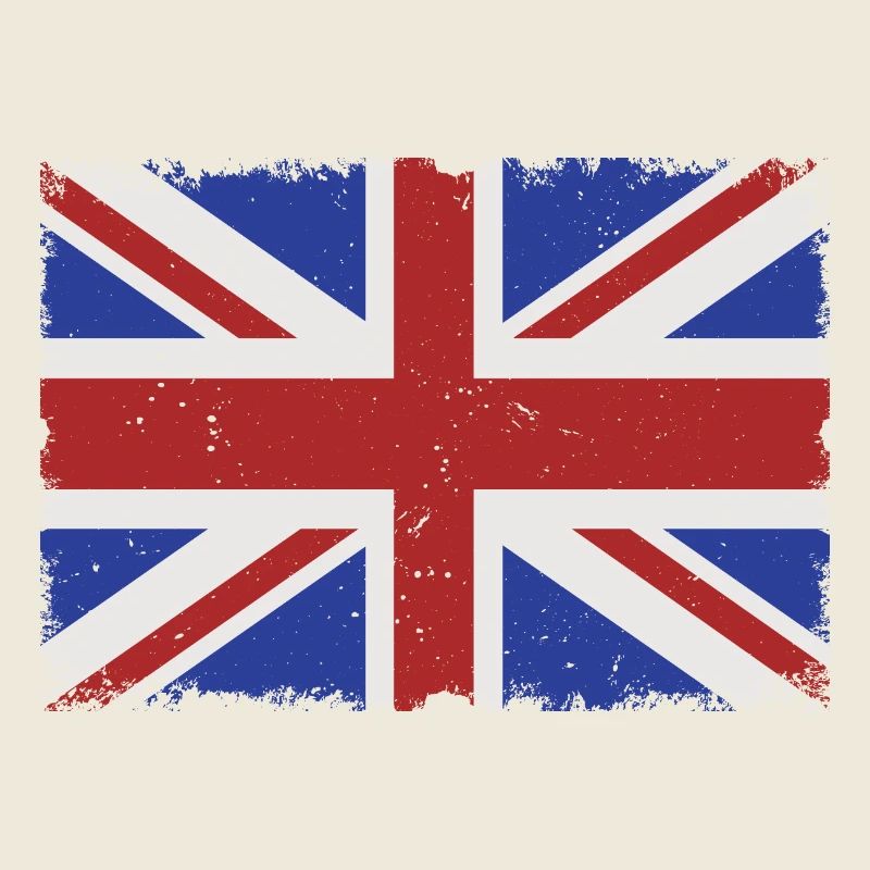 Grunge UK flag