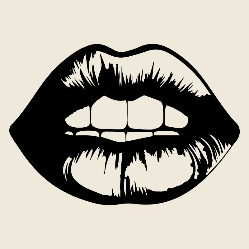 Lèvres, bouche, baisers lèvres