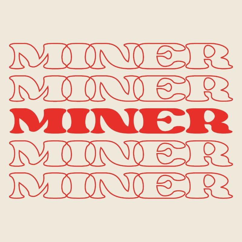 Bergmann Erzgräber Minenarbeiter Rockhound Extraktor