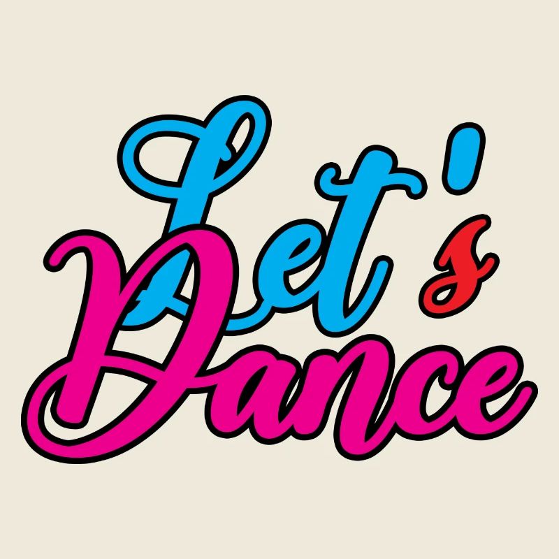 Design de danse joyeux avec splendeur de couleurs