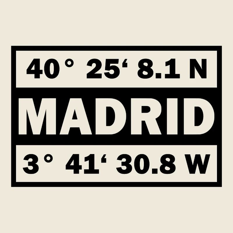 Coordonnées Madrid Espagne Madrid