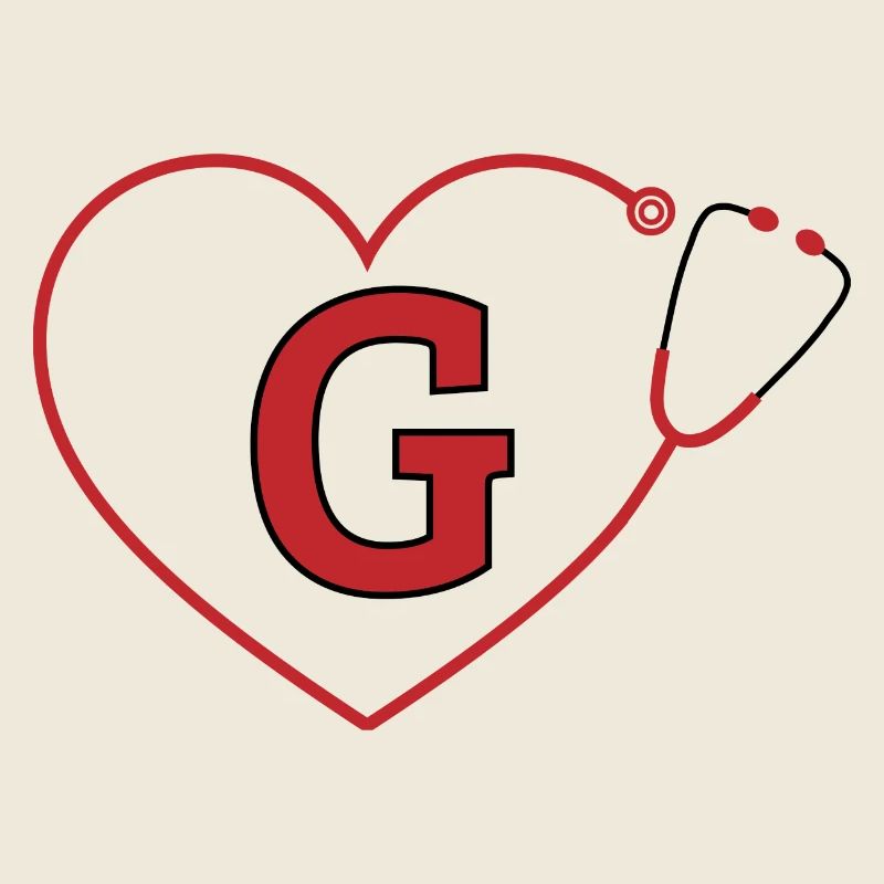 Letter g stethoscope