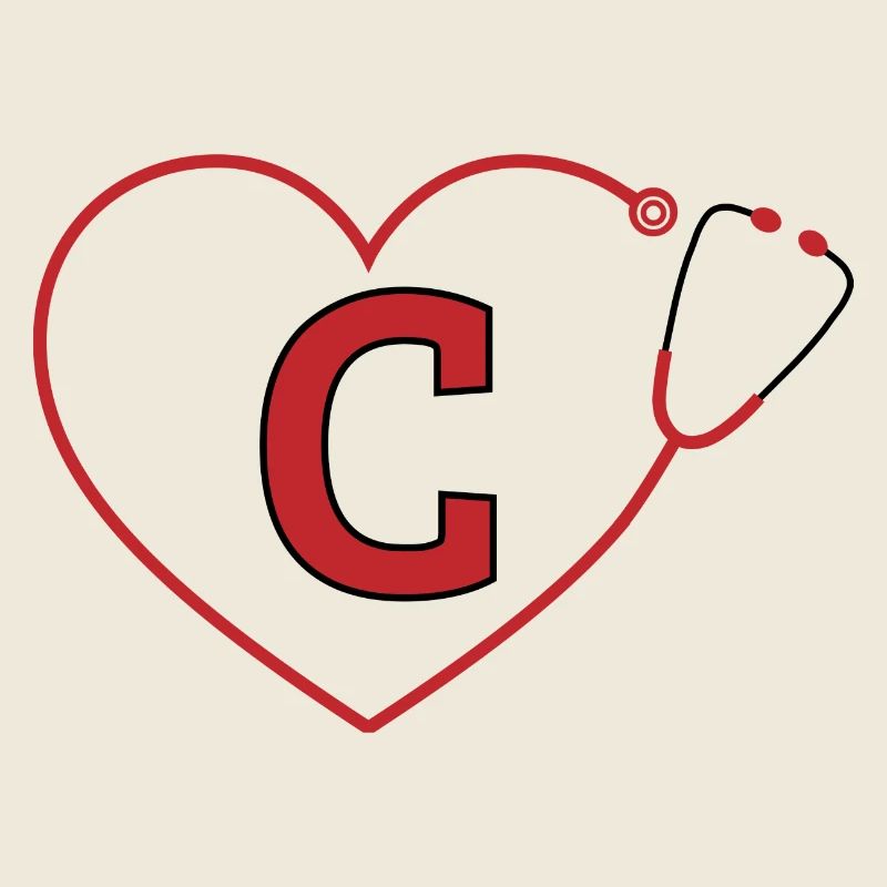 Lettre c stéthoscope