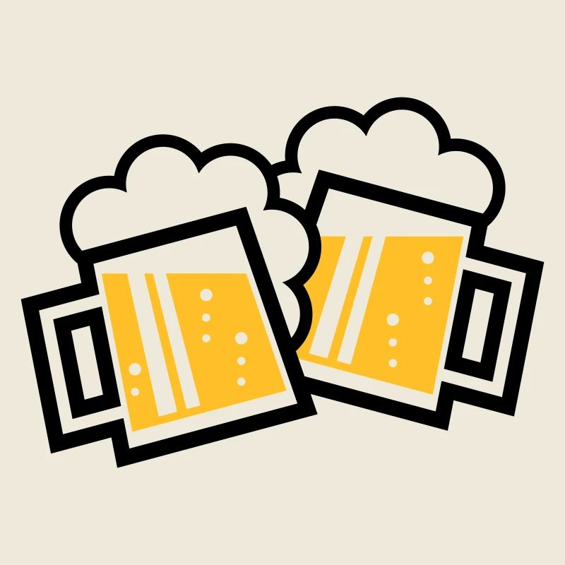 2 chopes à bière bavaroises toast (chopes à bière 2C)