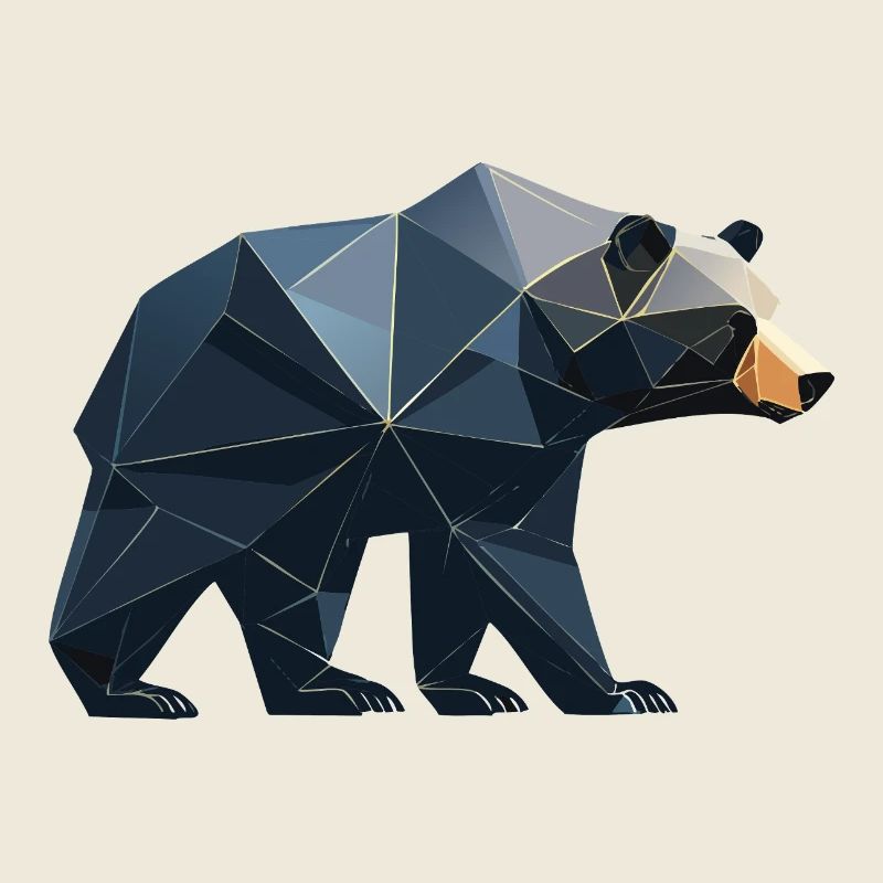 Ours Noir Géo