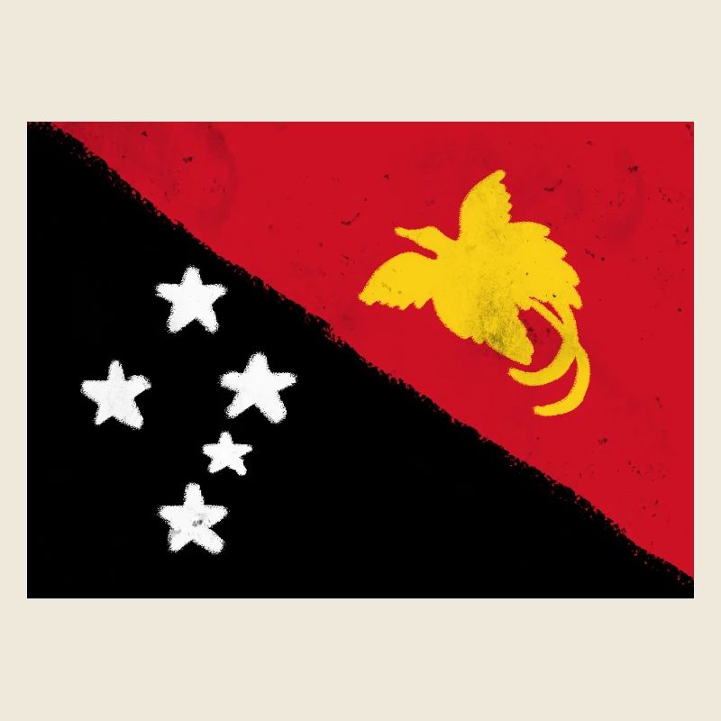 Drapeau de la Papouasie-Nouvelle-Guinée