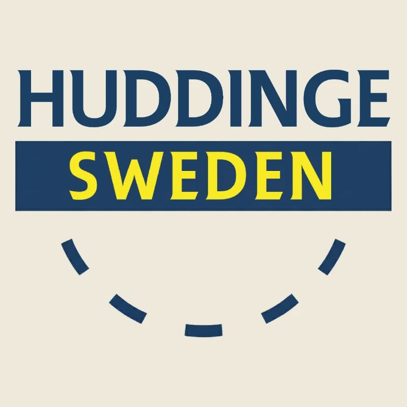 Huddinge Schweden Rundschild
