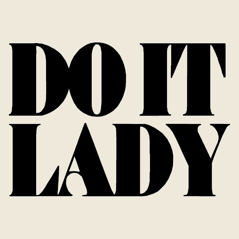 Do It Lady - black