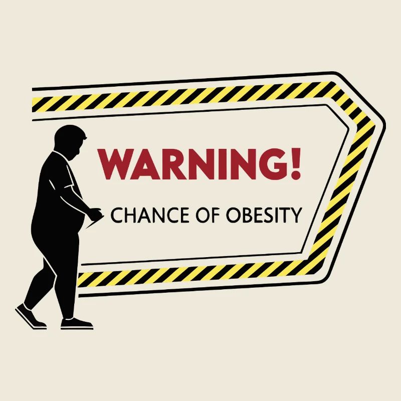 Warning: Obesity Caution Graphic