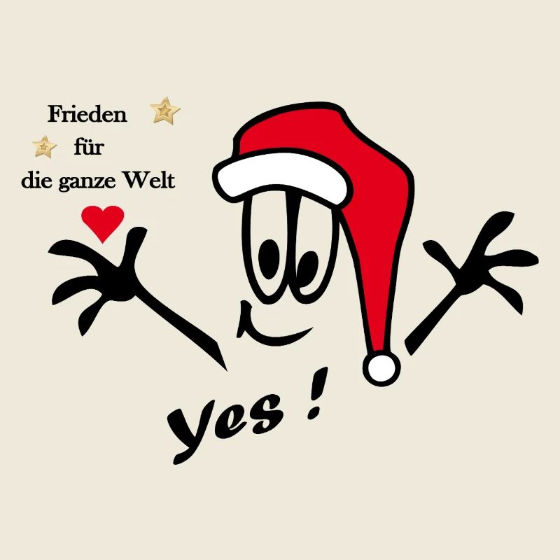 Santa Claus with a heart
