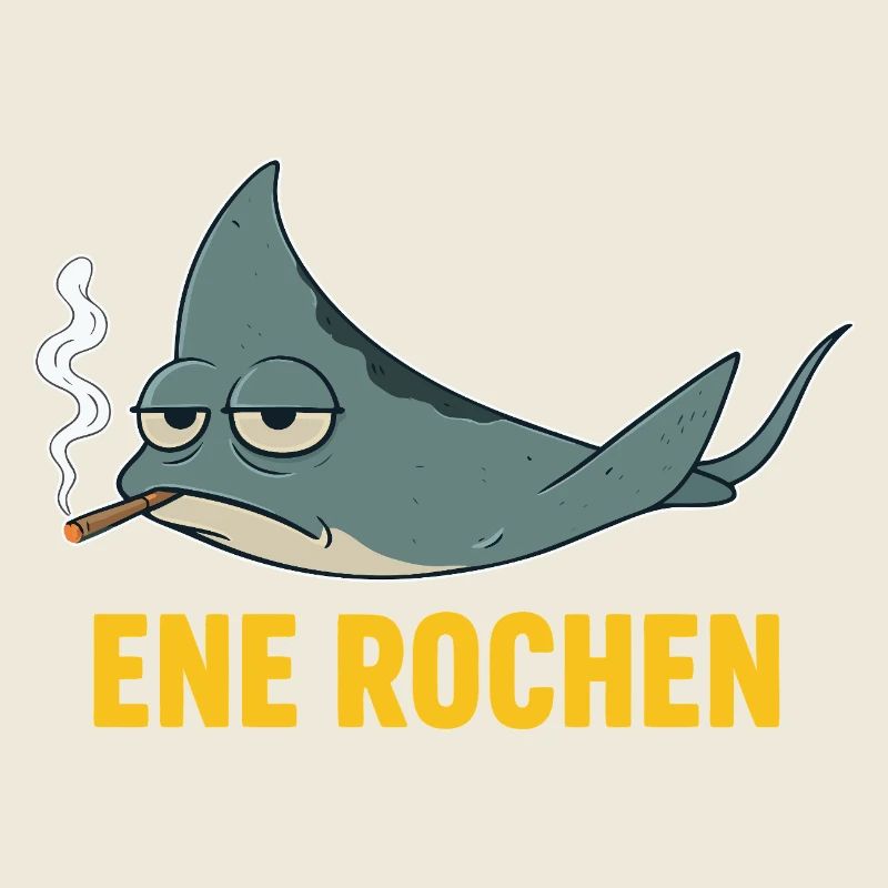 ENE RED Meme Smoker Saying Cigarettes