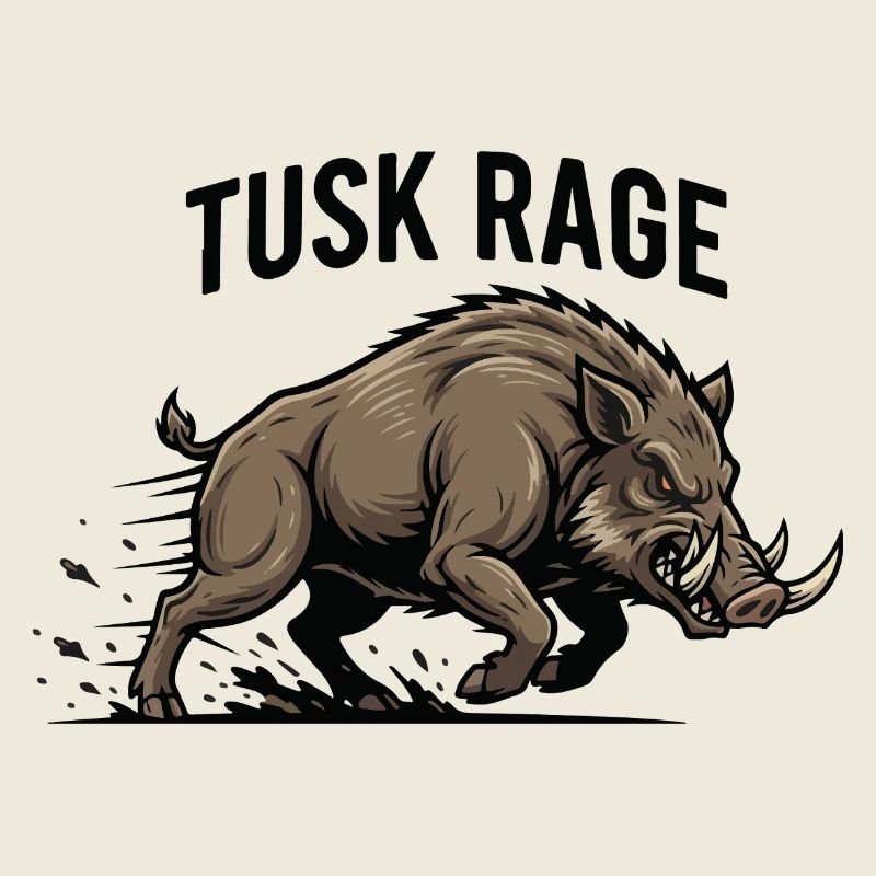 Tusk Rage Sanglier Force Sauvage