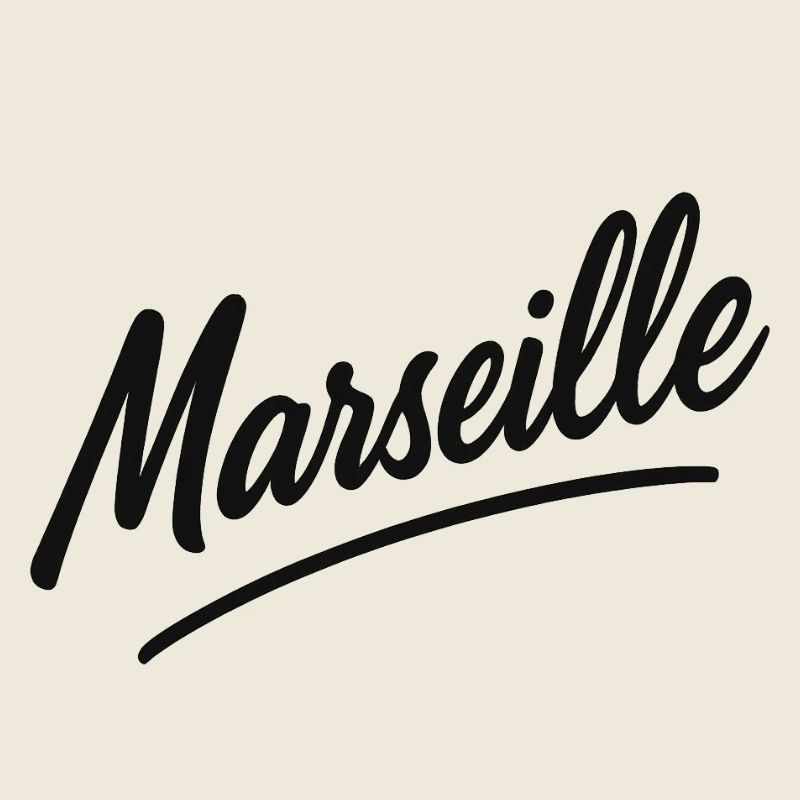 Marseille Script Schwung