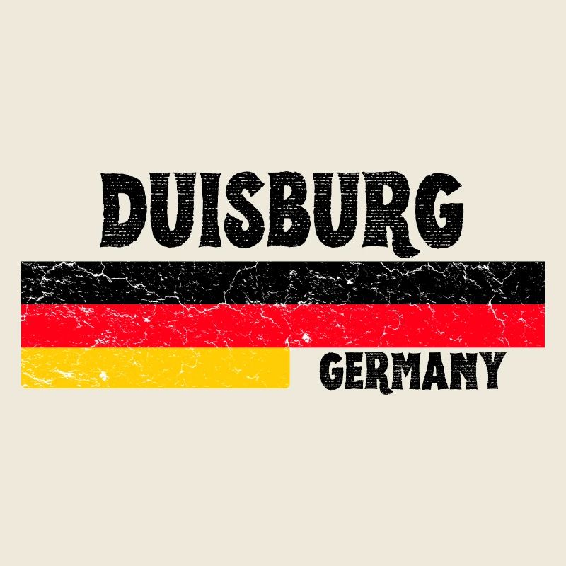 Duisbourg Allemagne Drapeau
