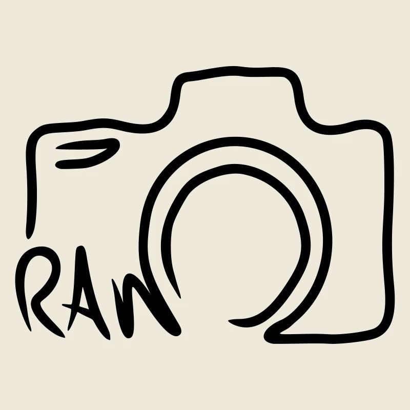 Dessin de lignes de la forme des lignes de la caméra