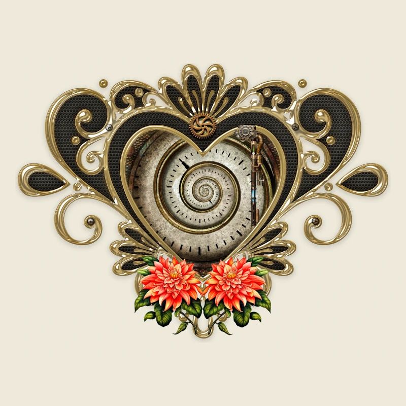Wunderbares Steampunk-Herz.