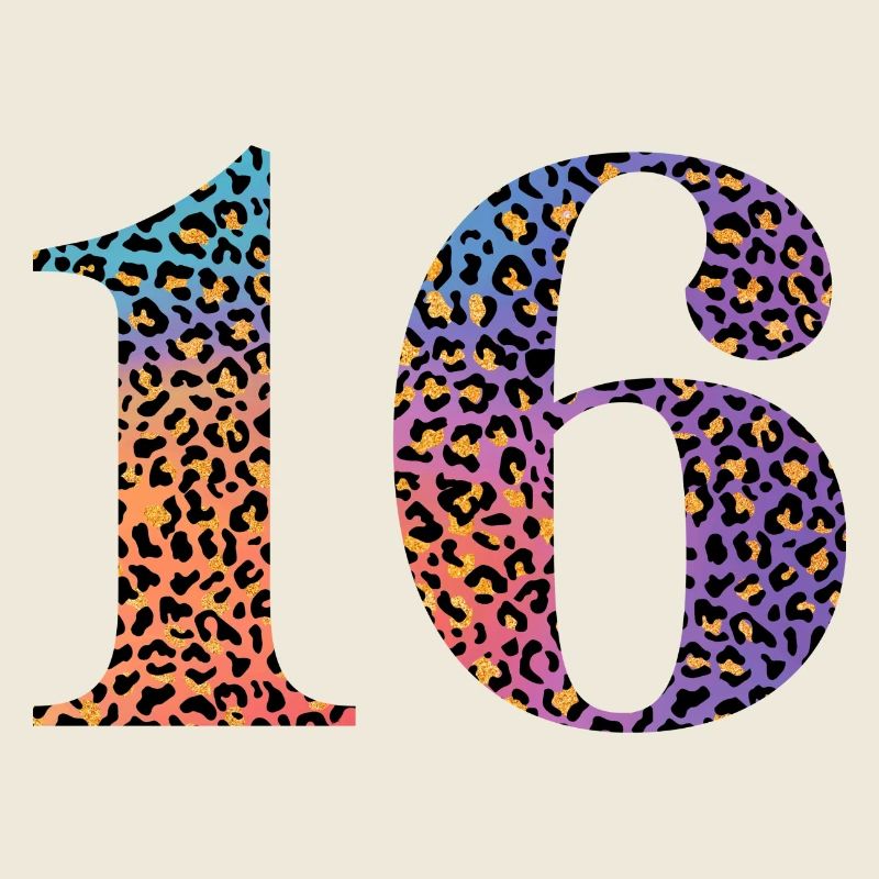 16e anniversaire léopard