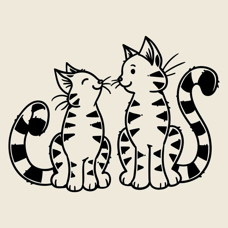 Chaton de dessin animé