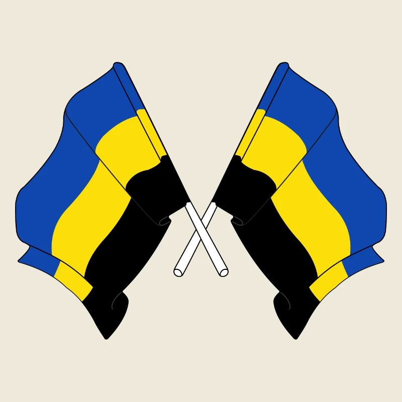 Deux drapeaux de la province de Gueldre