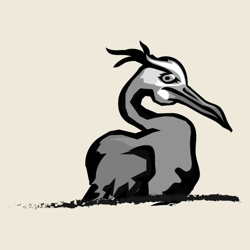 Seated Pelican