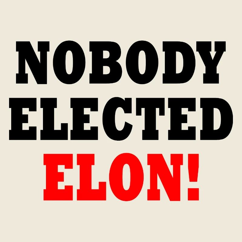 nobody elected elon