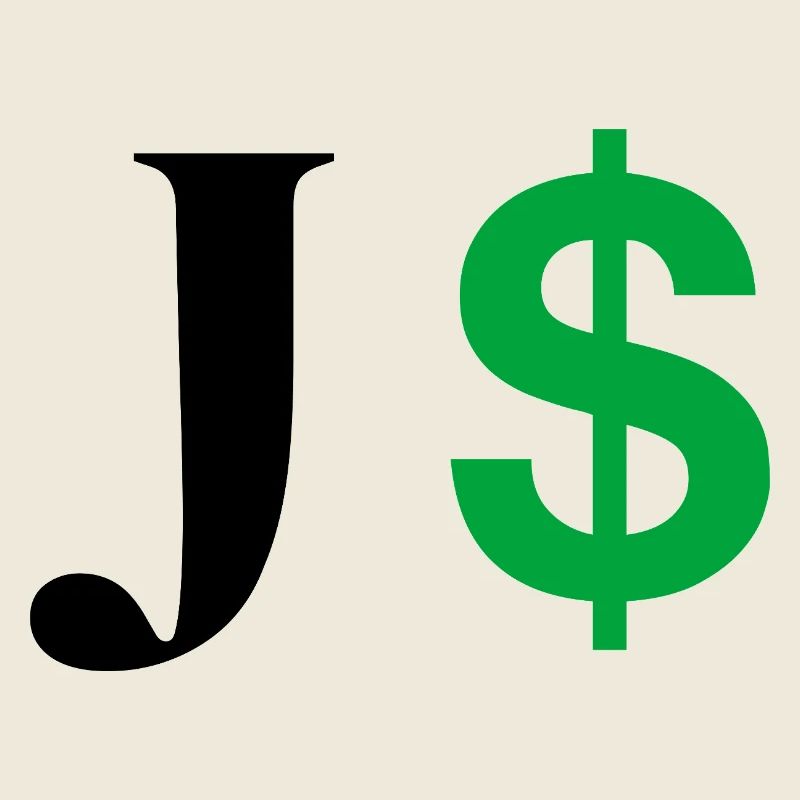 Buchstabe j Dollar