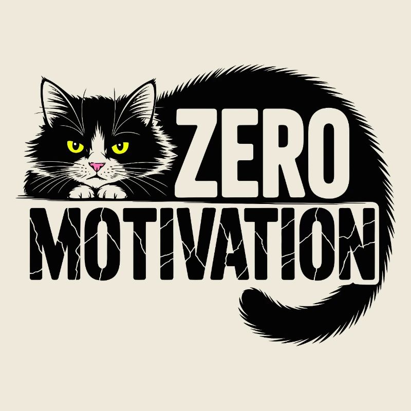 Null Motivation Katze