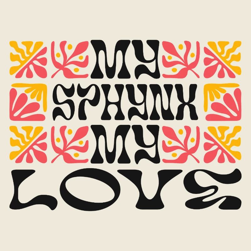 Amour des chats Sphinx