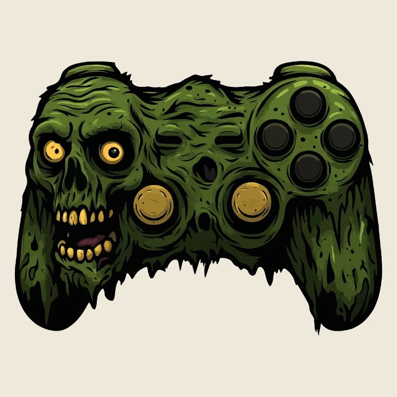 Zombie Controller T-shirt grunge