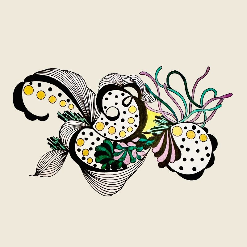 Motif Fantasy Tourbillon de Fleurs