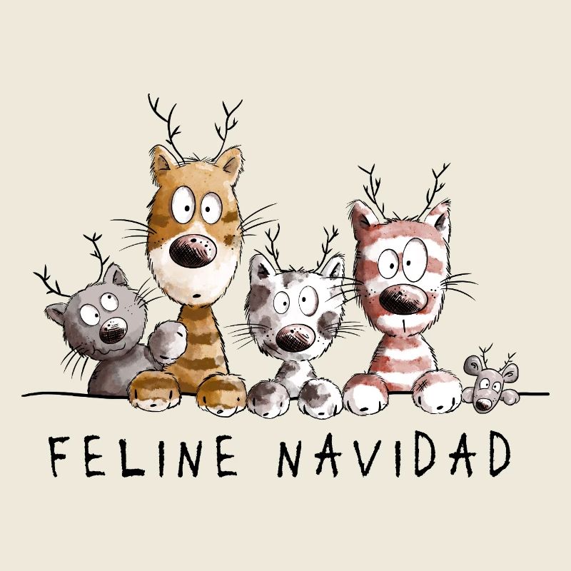 Félin Navidad Chats Noël