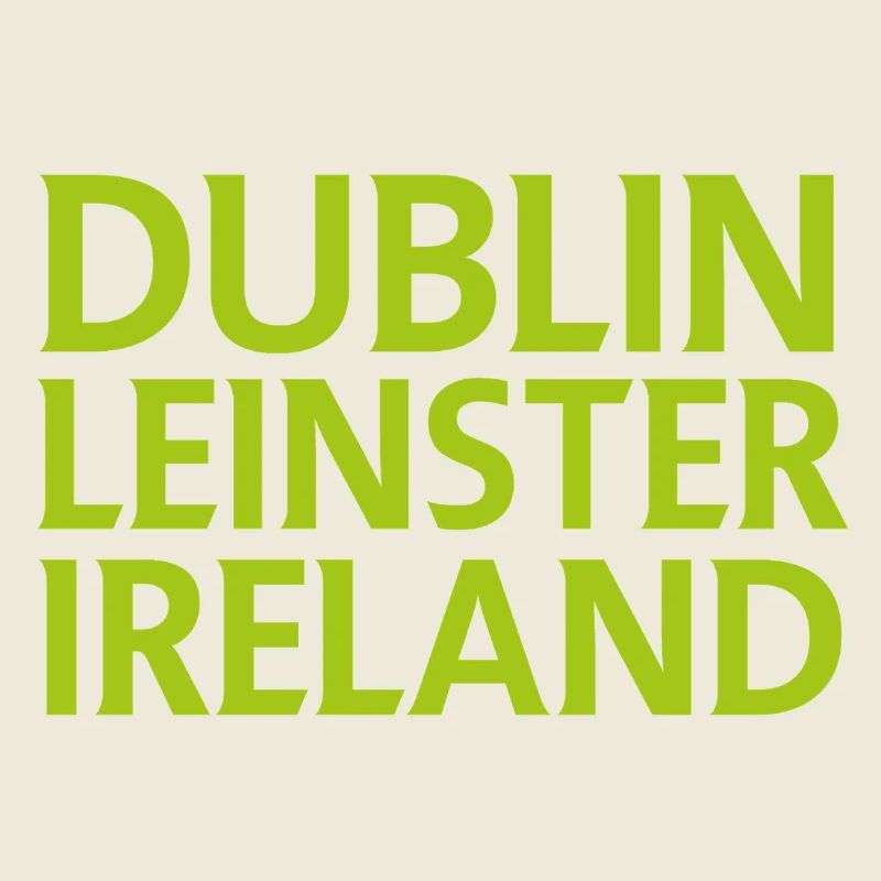 Dublin – Ireland Textdesign
