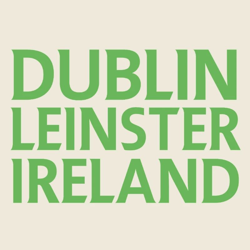 Dublin – Ireland Textdesign