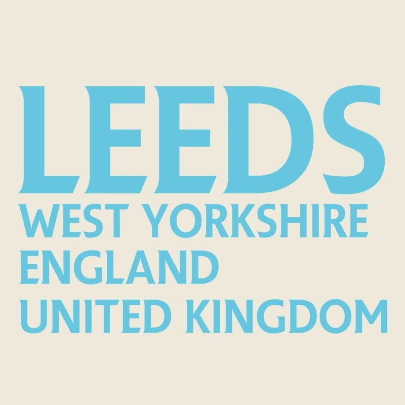 Leeds – England Liedtextdesign
