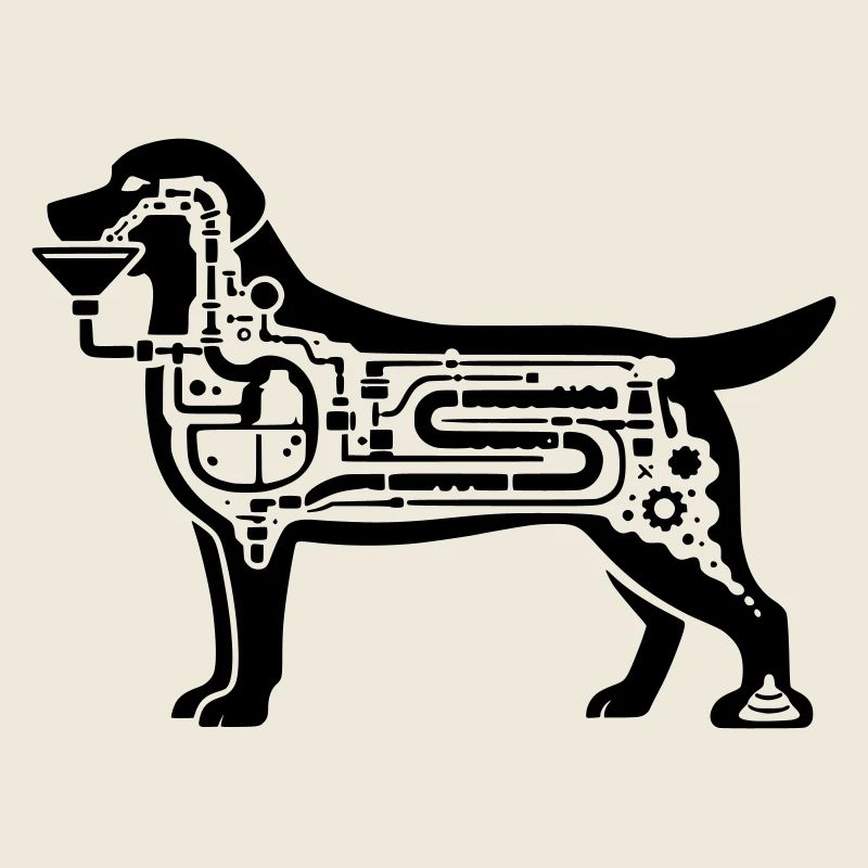 Digestion mécanique du chien
