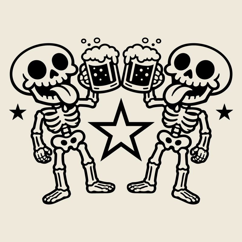 Skelett Bier Prost