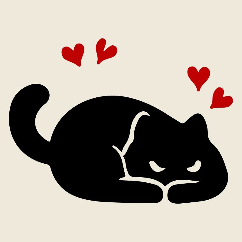 Katze Herz Liebe