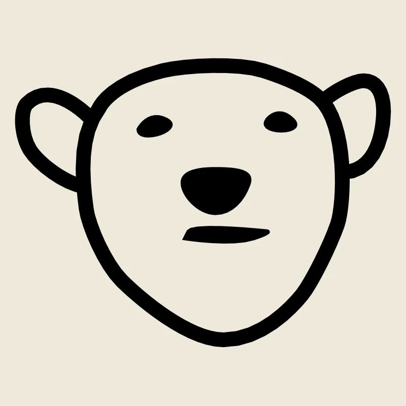 Eisbär Kopf