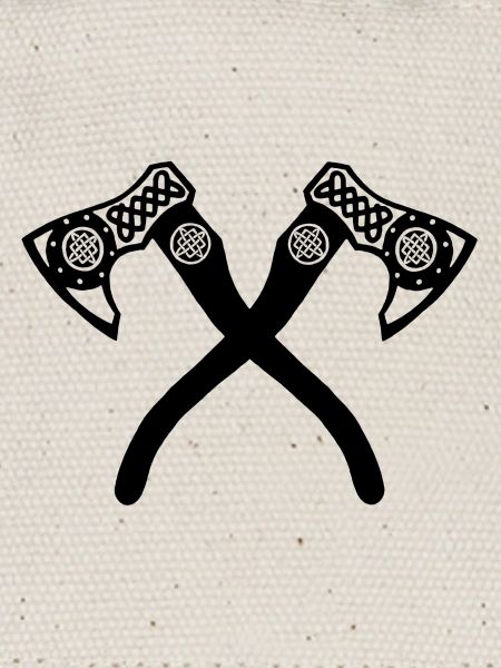 Haches vikings noires