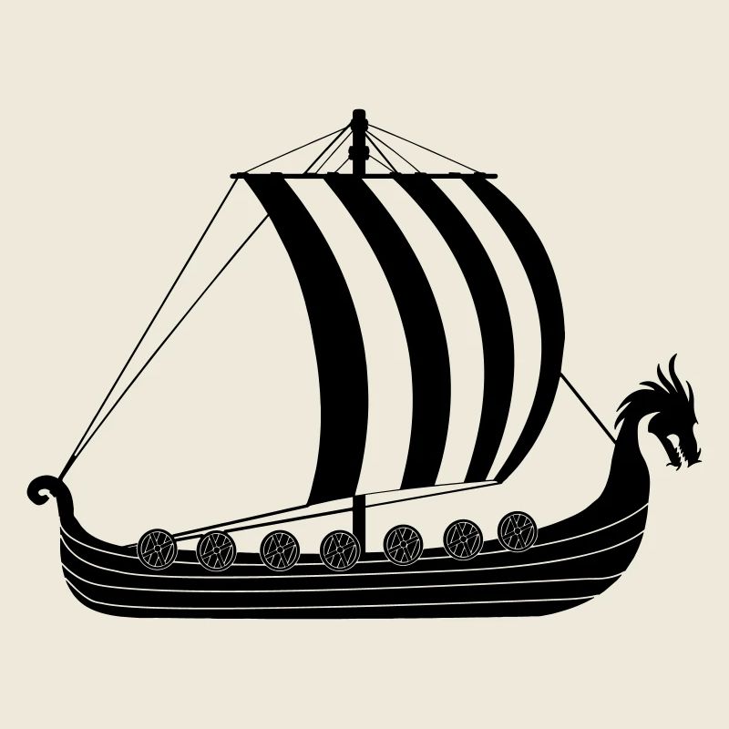 Wikinger-Drachenschiff
