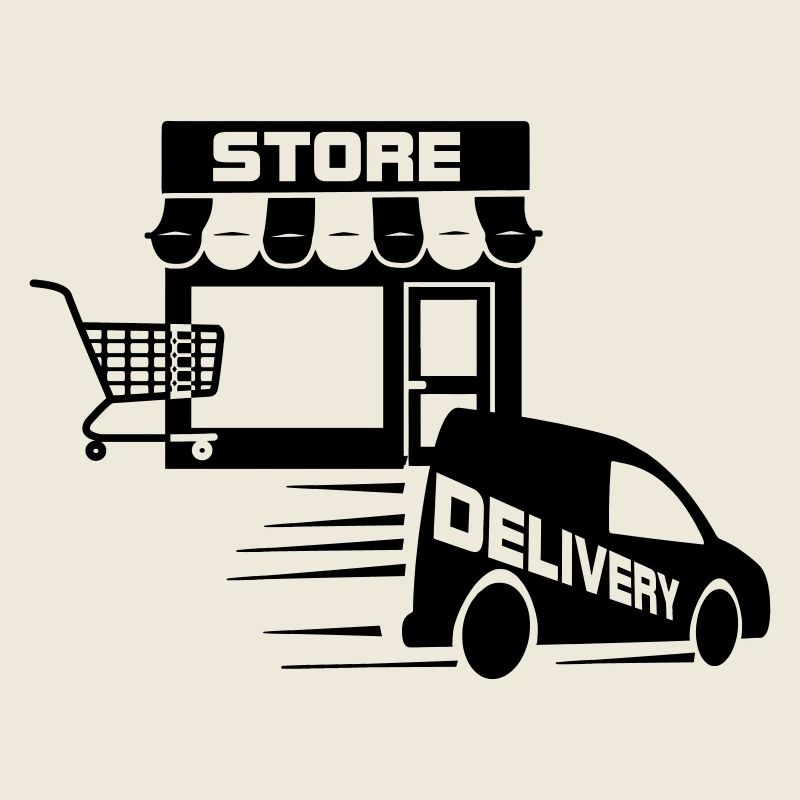 Online store and delivery with
