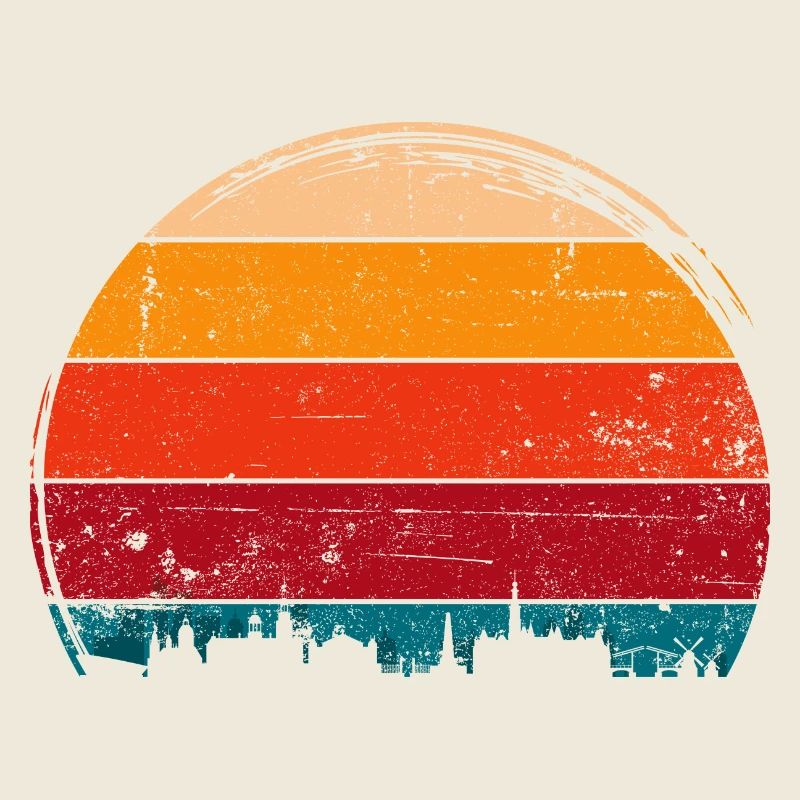 Sunset Skyline Circle