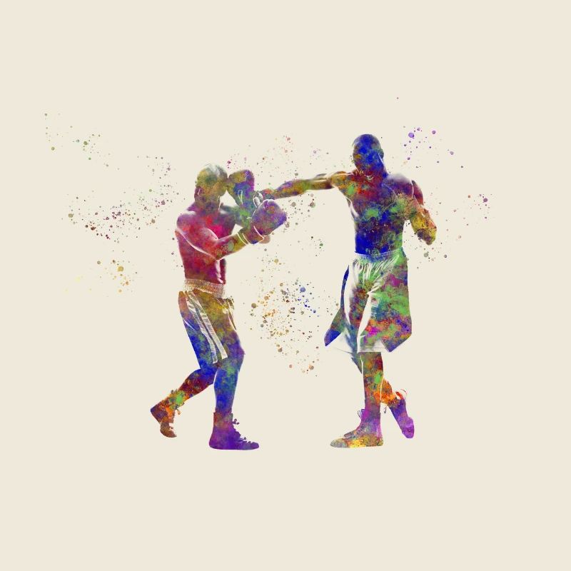 Boxer aquarelle