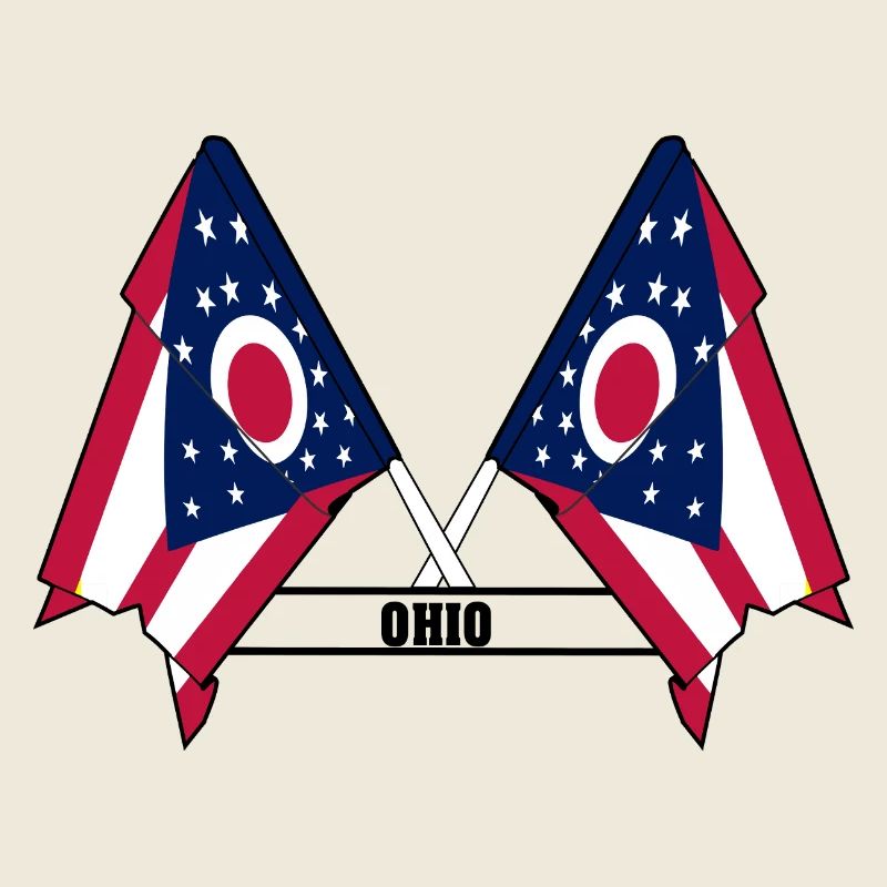 wee flags text OHIO