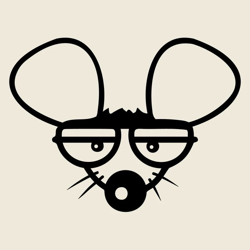 Mouse looks angry frustrated disappointed funny tired