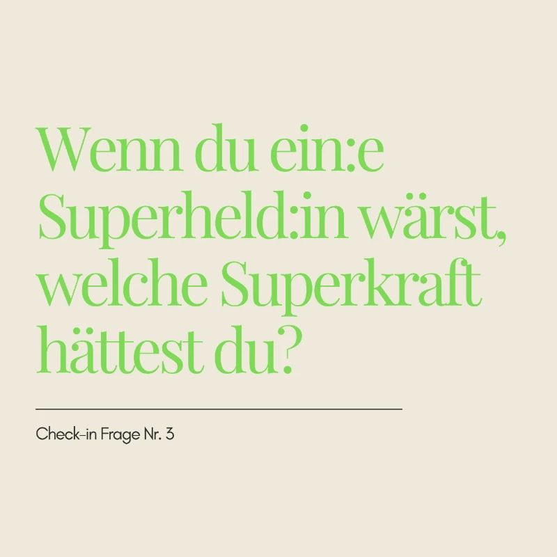 Check-in Question No. 3