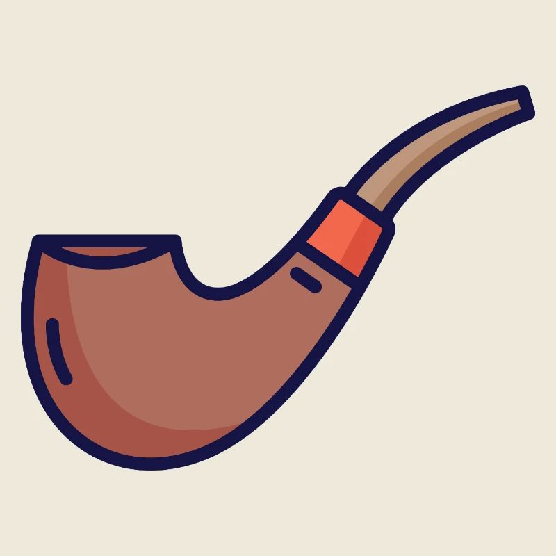Nautic Design Heritage Pipe Illustration