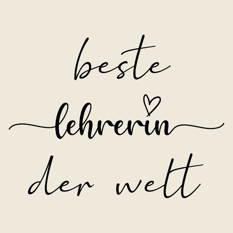 Beste Lehrerin Der Welt Beruf Geschenkidee